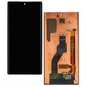 Дисплей Samsung N970F Galaxy Note 10, черный, с сенсорным экраном (дисплейный модуль), оригинал (переклеено стекло)