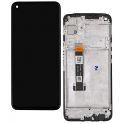 Дисплей для Realme 6, черный, с рамкой, оригинал (PRC), RMX2001