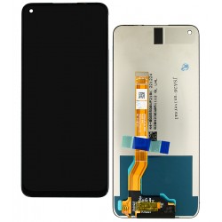 Дисплей для Oppo A76, черный, без рамки, High quality, CPH2375