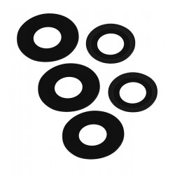 Скло камери для Samsung A736 Galaxy A73 5G, чорне