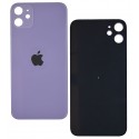 Задня панель корпусу iPhone 11, фіолетовий, зі зняттям рамки камери, small hole