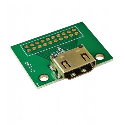 Плата печатная с разъемом HDMI 19pin J-19P Плата печатная с разъемом HDMI 19pin J-19P