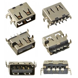 Гніздо USB-AF short body 11mm H=1.9mm USB-63