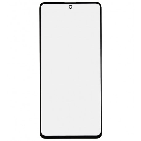 Скло дисплея для Samsung N770 Galaxy Note 10 Lite, з OCA-плівкою, чорне